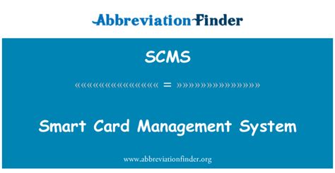 Smart Card Management System (SCMS) 